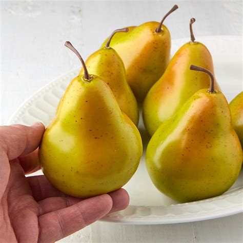 what are fake pears made out of